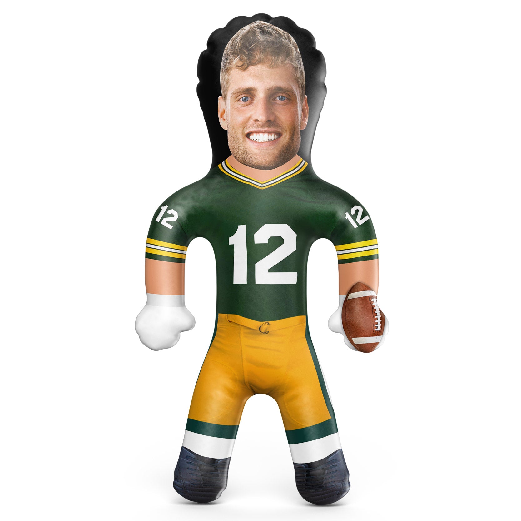 c. 1960s Green Bay Packers Inflatable Doll. Football, Lot #43247