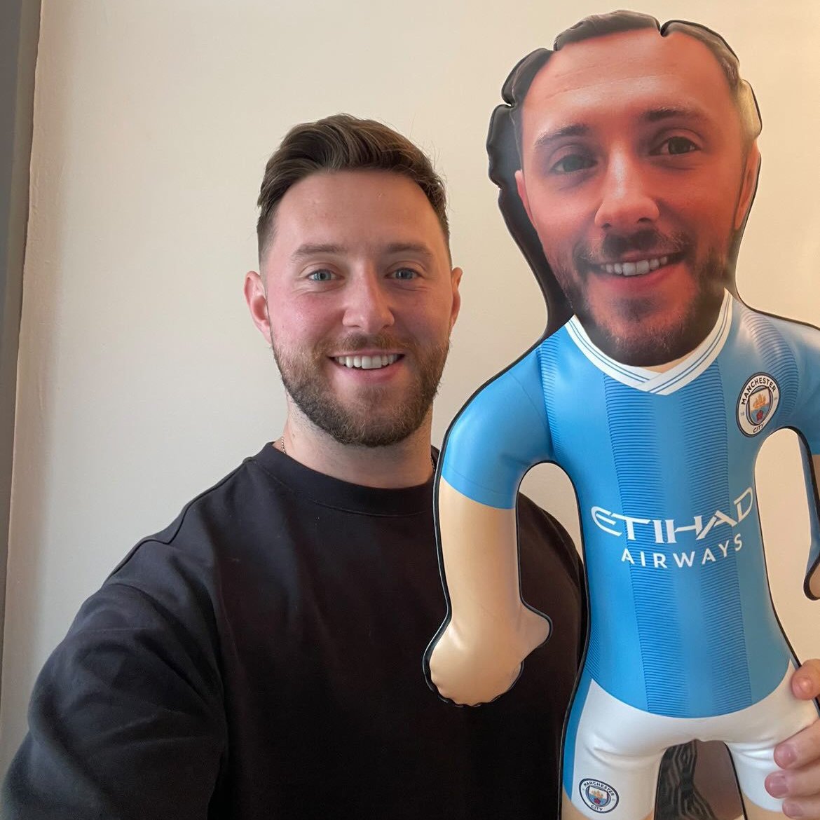 Manchester City Personalised Inflatable