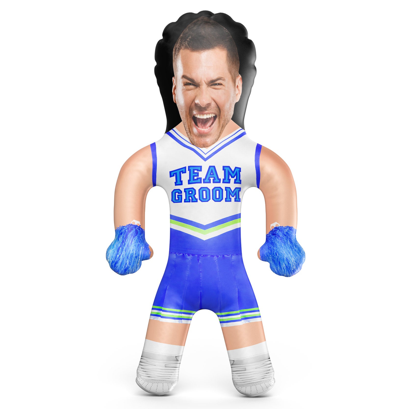 Team Groom Cheerleader Inflatable Doll - Groom Blow Up Doll