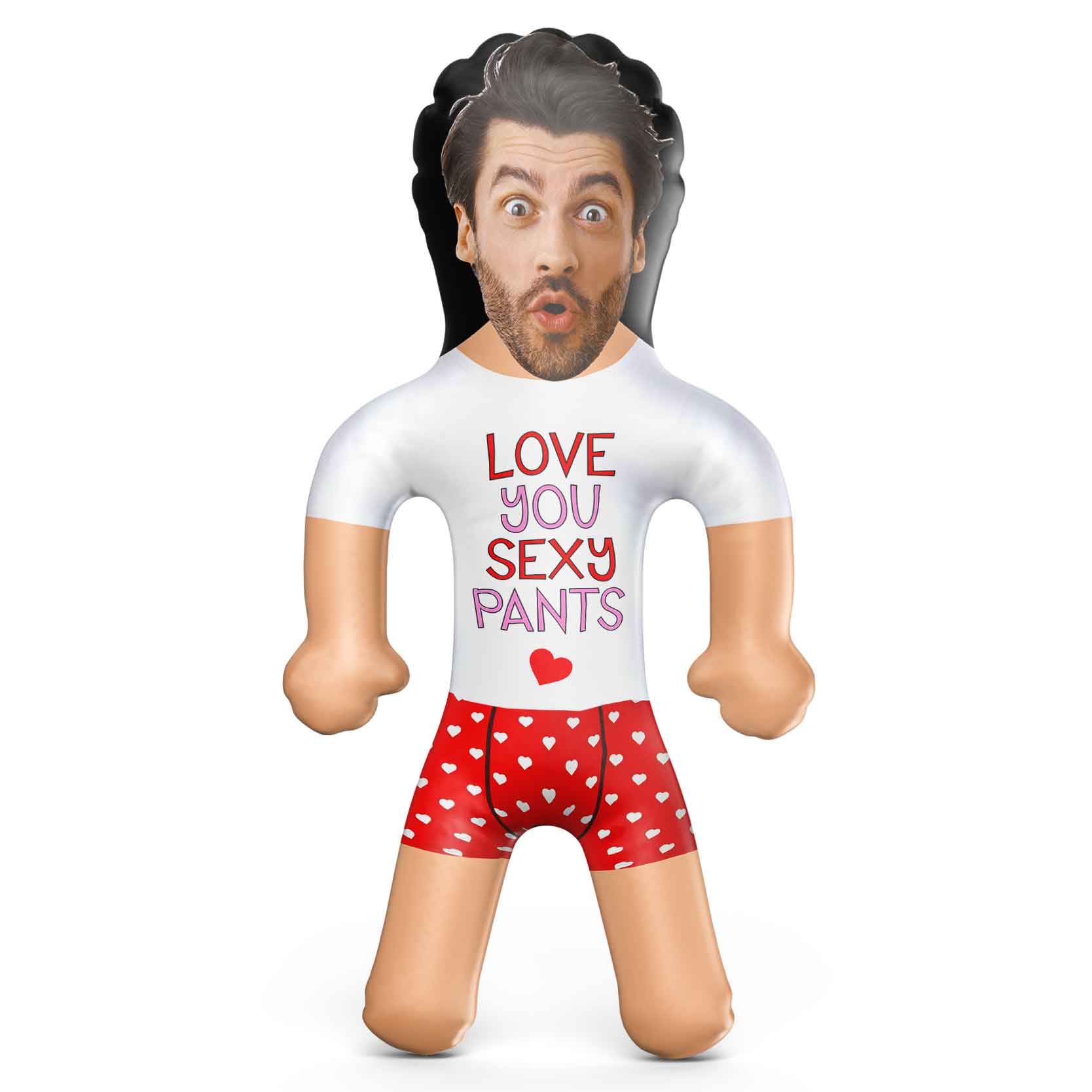 Love You Sexy Pants Heart Boxers