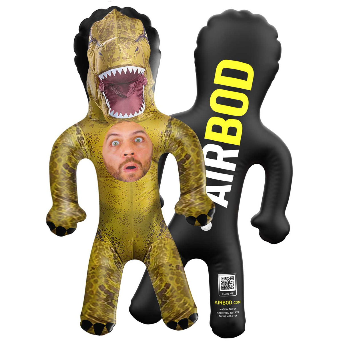 dinosaur blow up doll