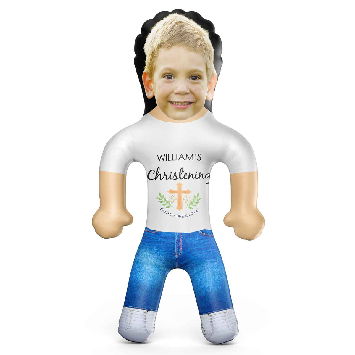 personalised christening gift custom blow up doll