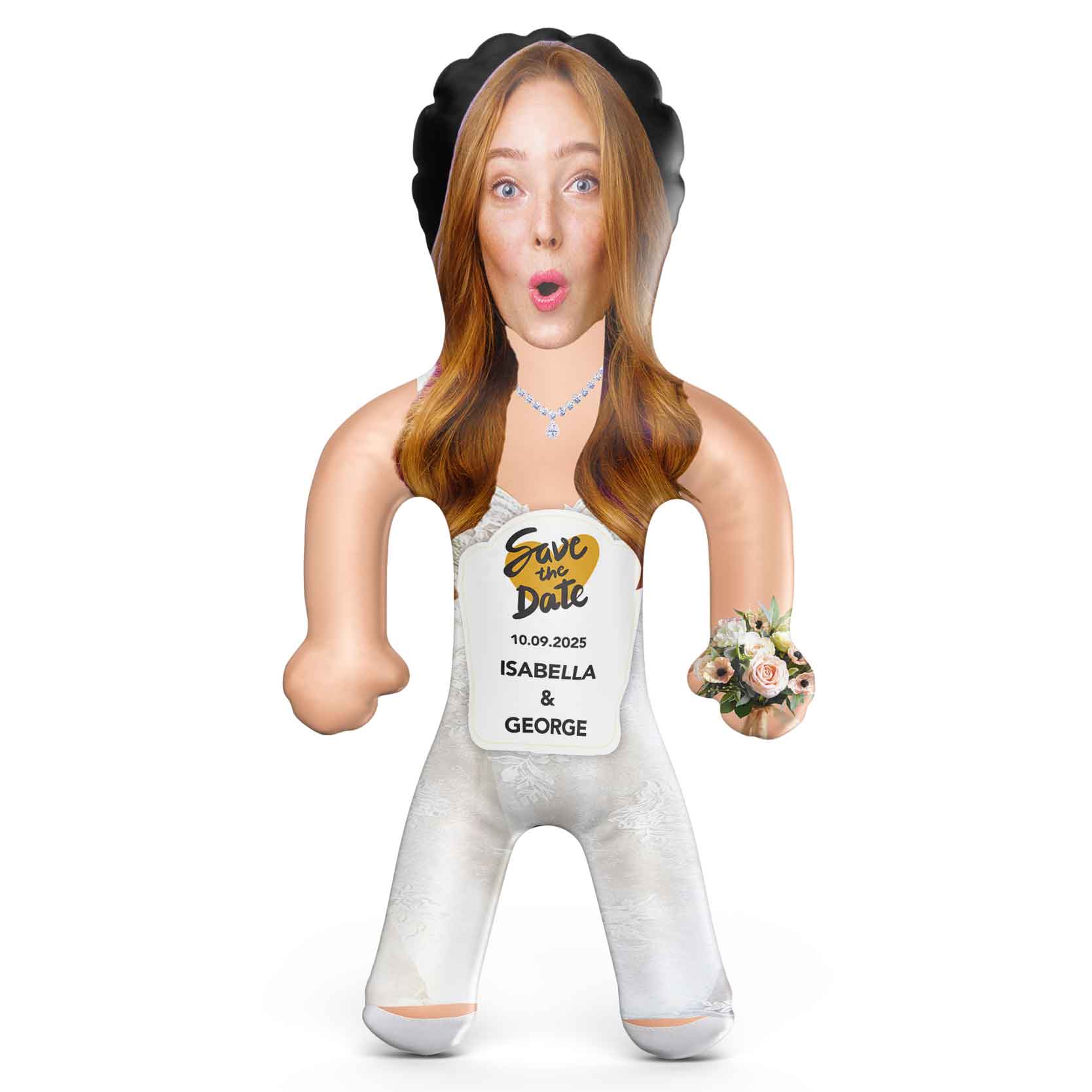 wedding invite custom blow up doll